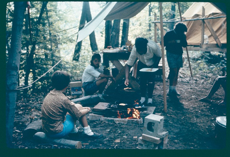 Campers Cooking Adahi